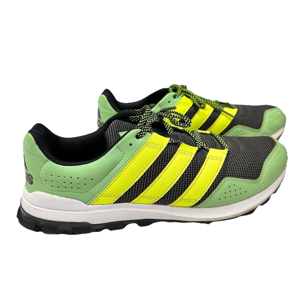 Adidas Slingshot Trail Running Shoes Mens Size 12 Green Yellow Black PGS 789005